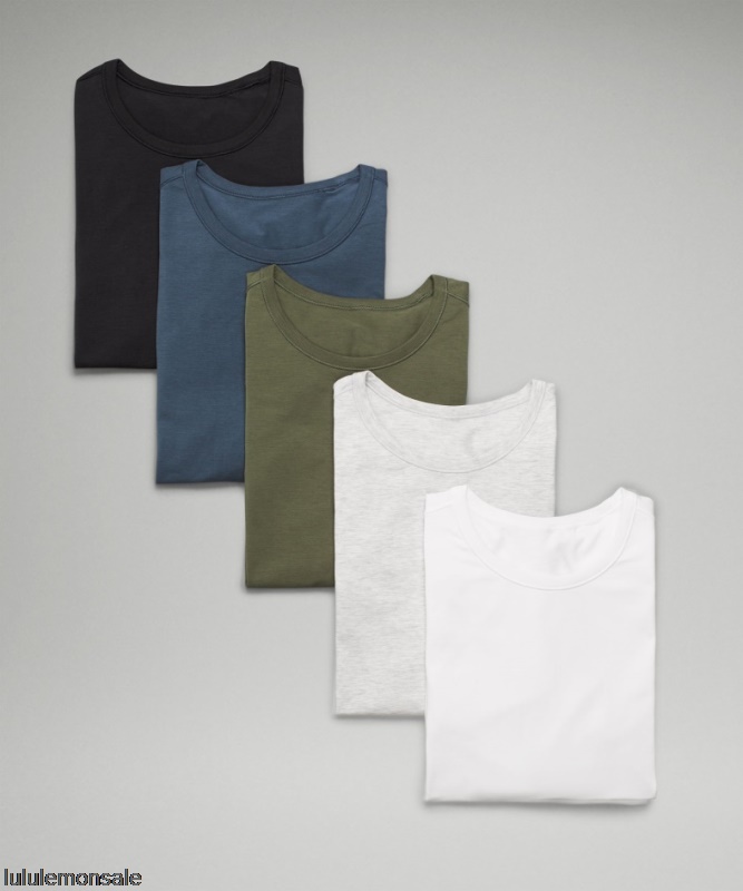 Lululemon Deutschland DELULU815 | Schwarz 5 Jahre Basic T-Shirt 5er Pack Nur Online